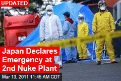 Japan Declares Emergency at 2nd Nuke Plant