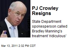 PJ Crowley Resigns
