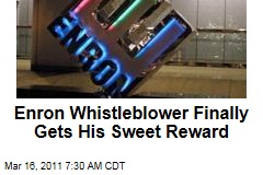 Enron Whistleblower Finally Gets His Sweet Reward: $1.1M From IRS