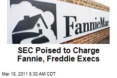 SEC Poised to Charge Fannie Mae, Freddie Mac Executives, but Federal Housing Finance Agency Disagrees: Sources