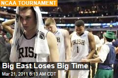 Big East Loses Big in NCAA Tournament