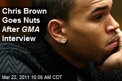 Chris Brown Goes Nuts After GMA Interview