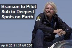 Richard Branson Unveils Virgin Oceanic Deep-Sea Venture