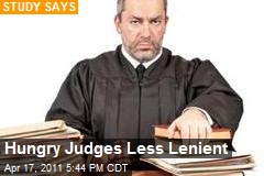 Hungry Judges Less Lenient