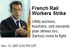 French Rail Workers Strike