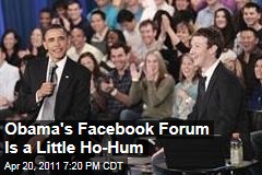 President Obama, Mark Zuckerberg Team Up for Town Hall Meeting at Facebook Headquarters