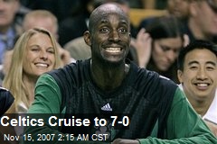 Celtics Cruise to 7-0