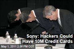 Sony Apologizes, Says PlayStation Hackers Could Have up to 10M Credit Cards