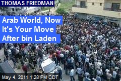 Arab World, Now It&#39;s Your Move After bin Laden
