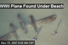 WWII Plane Found Under Beach