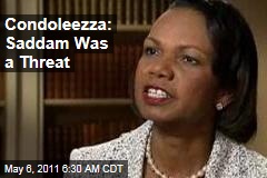Condoleezza Rice on MSNBC: Saddam Hussein Was a Threat
