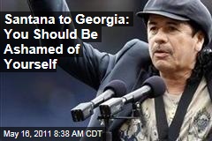 Carlos Santana to Georgia: You Should Be Ashamed of Yourself