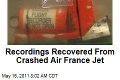Recordings Recovered from Crashed Air France Flight 447