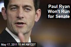 Paul Ryan Won't Run for Senate in Wisconsin, Clearing Way for Tommy Thompson