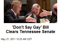 &#39;Don&#39;t Say Gay&#39; Bill Clears Tennessee Senate