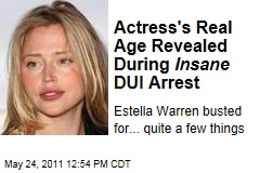 Estella Warren's Real Age Revealed During Totally Insane DUI Arrest