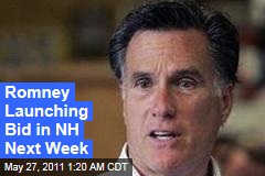 Mitt Romney Announcing 2012 Bid Next Month