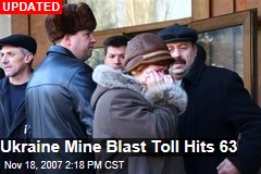 Ukraine Mine Blast Toll Hits 63