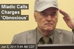 Mladic Calls Charges &#39;Obnoxious&#39;