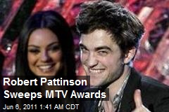 Robert Pattinson Sweeps MTV Awards