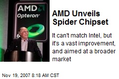 AMD Unveils Spider Chipset
