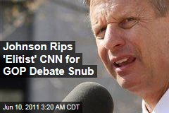 Gary Johnson Slams CNN Over Republican Debate Snub