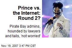 Prince vs. the Internet: Round 2?
