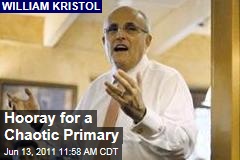 William Kristol: Hooray for a Chaotic GOP Primary