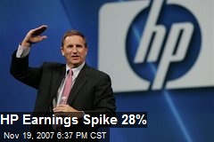 HP Earnings Spike 28%