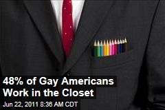 48% of College-Educated Gay Americans Work in the Closet: Study