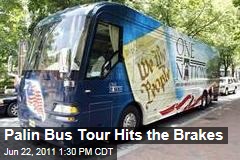 Sarah Palin's Bus Tour Hits the Brakes