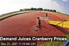Demand Juices Cranberry Prices