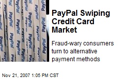 PayPal Swiping Credit Card Market