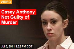 Casey Anthony Verdict: Jury Finds Her Not Guilty of First-Degree Murder
