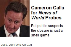 Cameron Calls for News of World Probes