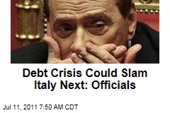 Euro Zone Debt Crisis Could Slam Italy Next