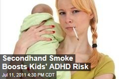Secondhand Smoke Could Increase Kids' ADHD Risk by 50%