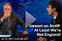 Jon Stewart Sick Over 'News of the World' Phone Hacking Scandal ('Daily Show' Video)
