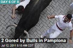 Pamplona Bulls Gore Two More Runners