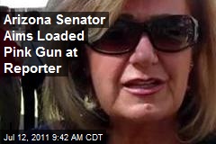 Arizona Senator Aims Loaded Gun at Reporter