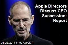 Apple Directors Discuss CEO Succession