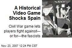 A Historical Video Game Shocks Spain