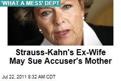Dominique Strauss-Kahn's Ex-Wife Brigitte Guillemette May Sue Tristane Banon's Mother, Anne Mansouret