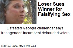 Loser Sues Winner for Falsifying Sex