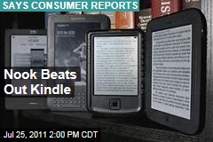 Consumer Reports Says Barnes & Noble Nook Better e-Reader Than Amazon Kindle