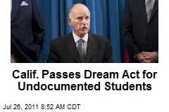 Calif. Passes Dream Act for Undocumented Students