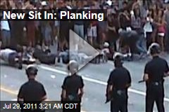 Kaskade Riot: Ravers Plank In Front of Cops