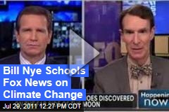Bill Nye Schools Fox News Anchor Jon Scott on Climate Change (Video)