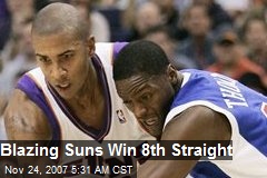 Blazing Suns Win 8th Straight