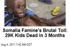 Somalia Famine's Brutal Toll: 29K Kids Under Age 5 Dead in 3 Months